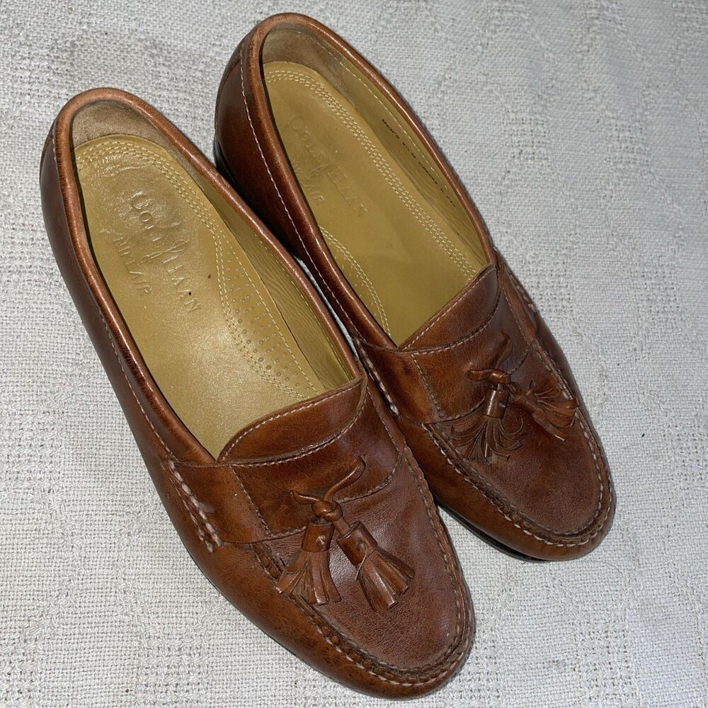 Cole Haan Men’s Dress Loafers Size 9.5 M Brown Leather Business Formal City